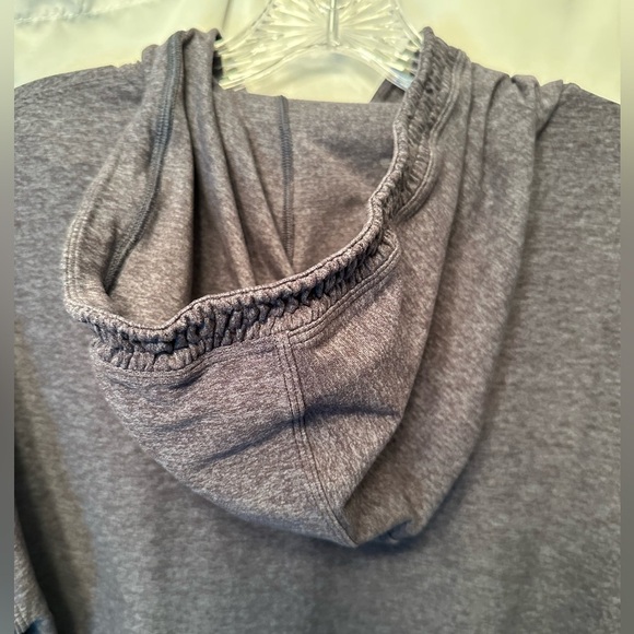 Lululemon Lead The Pack Hoodie Women’s Size 8 Navy Heathered Stretch Athletic - Picture 7 of 9